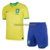 Original Trikotsatz Brasilien Heimtrikot WM 2022 Für Kinder